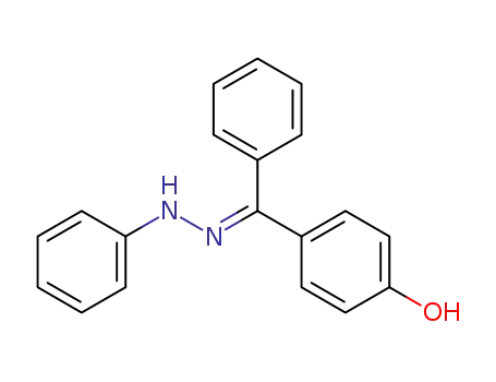 Molecular Structure of 124900-66-9 (4-hydroxy-benzophenone-phenylhydrazone)