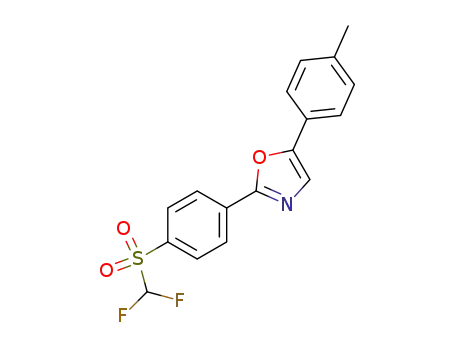 2-(4-difluoromethanesulfonyl-phenyl)-5-<i>p</i>-tolyl-oxazole