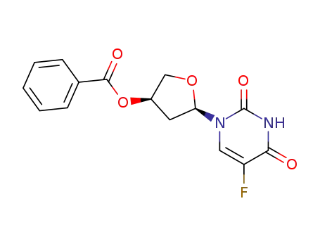 cis-<4-benzoxytetrahydro-2-furyl>-5-fluorouracil