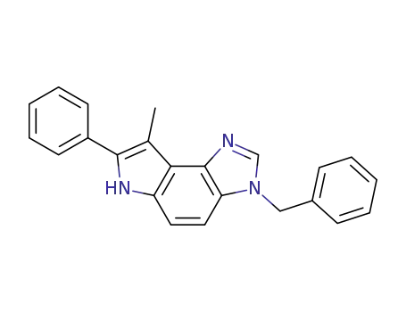 3-Benzyl-8-methyl-7-phenyl-3,6-dihydro-imidazo[4,5-e]indole
