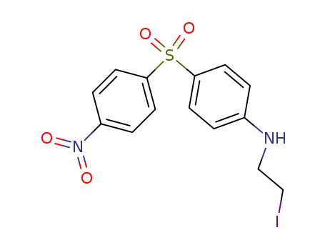 <i>N</i>-(2-iodo-ethyl)-4-(4-nitro-benzenesulfonyl)-aniline