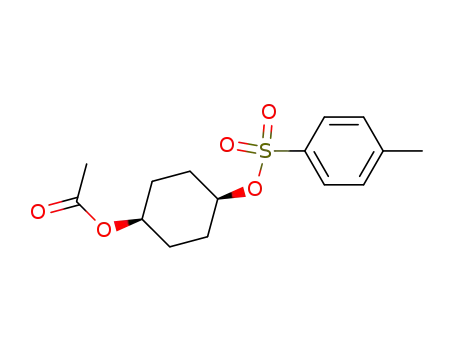 Molecular Structure of 110420-67-2 (<i>cis</i>-4-(toluene-sulfonyl-<sup>(4)</sup>-oxy)-1-acetoxy-cyclohexane)