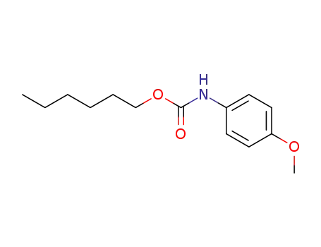 Molecular Structure of 93760-45-3 ((4-methoxy-phenyl)-carbamic acid hexyl ester)