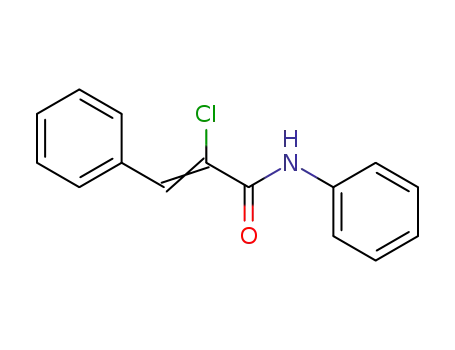 Molecular Structure of 74305-87-6 (α-chloro-cinnamic acid anilide)