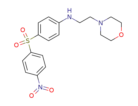 <i>N</i>-(2-morpholino-ethyl)-4-(4-nitro-benzenesulfonyl)-aniline
