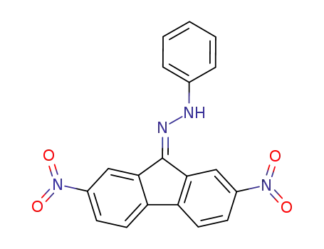 9H-Fluoren-9-one, 2,7-dinitro-, phenylhydrazone