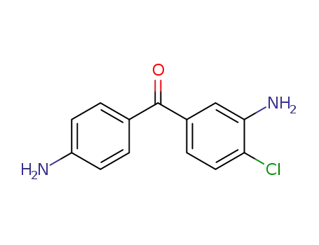 Molecular Structure of 71969-52-3 (Methanone, (3-amino-4-chlorophenyl)(4-aminophenyl)-)