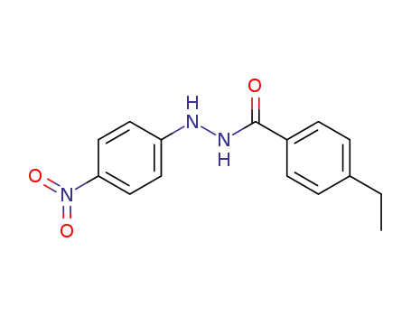 4-ethyl-benzoic acid-[<i>N</i>'-(4-nitro-phenyl)-hydrazide]