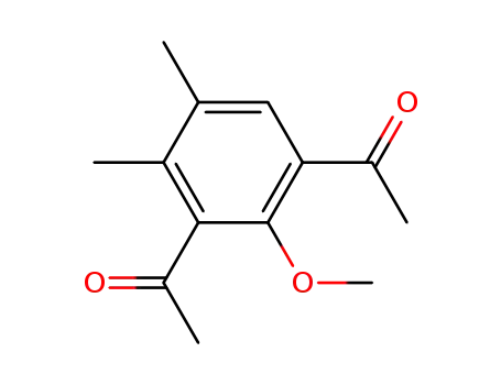 1,3-diacetyl-2-methoxy-4,5-dimethyl-benzene
