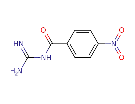 Molecular Structure of 3166-02-7 ((4-nitro-benzoyl)-guanidine)