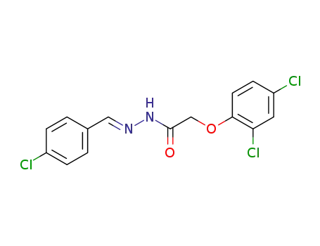 N'-(4-chlorobenzylidene)-2-(2,4-dichlorophenoxy)acetohydrazide