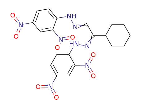 cyclohexyl-glyoxal-bis-(2,4-dinitro-phenylhydrazone)