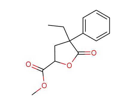 4-ethyl-5-oxo-4-phenyl-tetrahydro-furan-2-carboxylic acid methyl ester