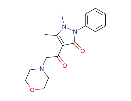 1,5-dimethyl-4-morpholinoacetyl-2-phenyl-1,2-dihydro-pyrazol-3-one