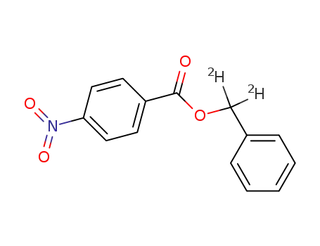 Molecular Structure of 109339-63-1 (4-nitro-benzoic acid-(α,α-dideuterio-benzyl ester))
