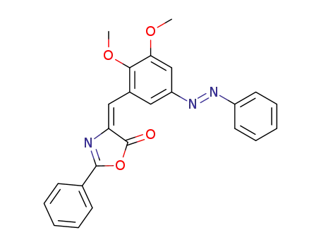 4-(2,3-dimethoxy-5-phenylazo-benzylidene)-2-phenyl-4<i>H</i>-oxazol-5-one