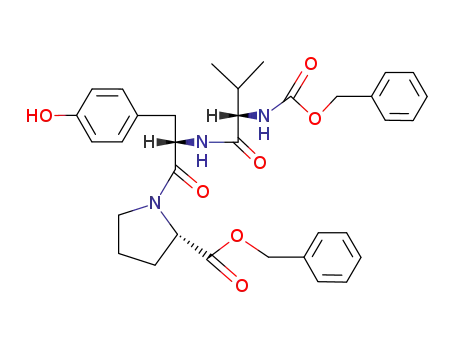 1-[<i>N</i>-(<i>N</i>-benzyloxycarbonyl-L-valyl)-L-tyrosyl]-L-proline-benzyl ester