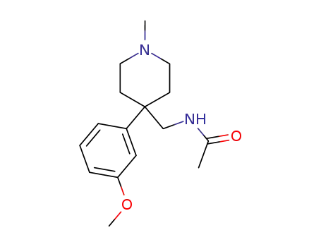 <i>N</i>-[4-(3-methoxy-phenyl)-1-methyl-[4]piperidylmethyl]-acetamide
