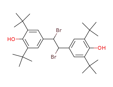 α,α'-dibromo-3,5,3',5'-tetra-<i>tert</i>-butyl-bibenzyl-4,4'-diol