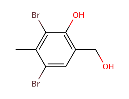 3,5-dibromo-2-hydroxy-4-methyl-benzyl alcohol