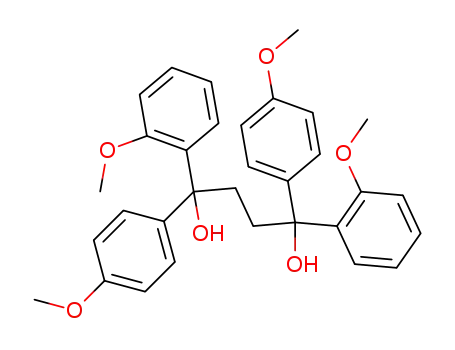 1,4-bis-(2-methoxy-phenyl)-1,4-bis-(4-methoxy-phenyl)-butane-1,4-diol