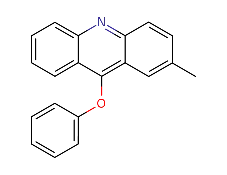 Molecular Structure of 61078-24-8 (Acridine, 2-methyl-9-phenoxy-)