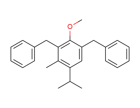 2,6-dibenzyl-4-isopropyl-3-methyl-anisole