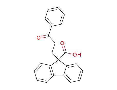 9-(3-oxo-3-phenyl-propyl)-fluorene-9-carboxylic acid