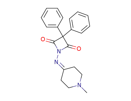 1-(1-methyl-[4]piperidylidenamino)-3,3-diphenyl-azetidine-2,4-dione
