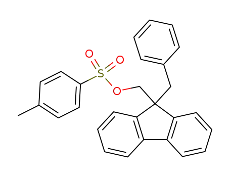 toluene-4-sulfonic acid-(9-benzyl-fluoren-9-ylmethyl ester)