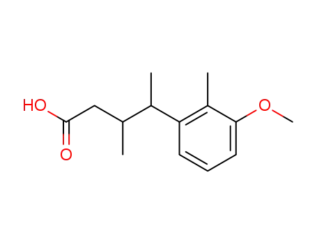 4-(3-methoxy-2-methyl-phenyl)-3-methyl-valeric acid