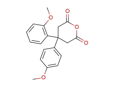 3-(2-methoxy-phenyl)-3-(4-methoxy-phenyl)-glutaric acid-anhydride