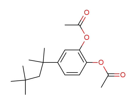 1,2-diacetoxy-4-(1,1,3,3-tetramethyl-butyl)-benzene