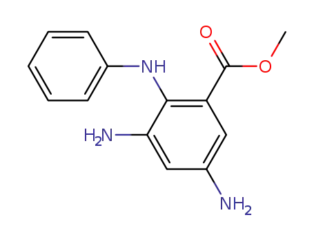 3,5-diamino-2-anilino-benzoic acid methyl ester