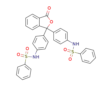 3,3-bis-(4-benzenesulfonylamino-phenyl)-phthalide