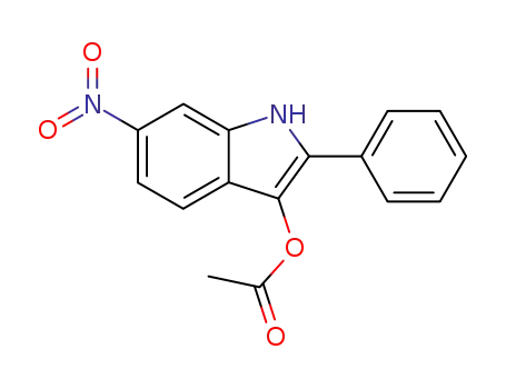 acetic acid-(6-nitro-2-phenyl-indol-3-yl ester)