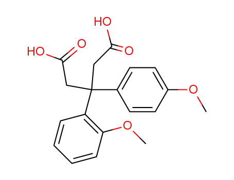 3-(2-methoxy-phenyl)-3-(4-methoxy-phenyl)-glutaric acid