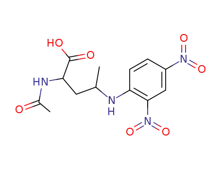2-acetylamino-4-(2,4-dinitro-anilino)-valeric acid