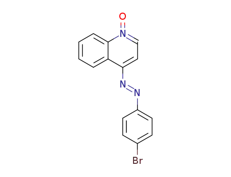 Molecular Structure of 106522-98-9 (4-(4-bromo-phenylazo)-quinoline-1-oxide)