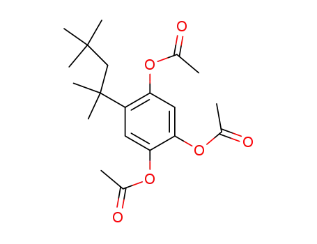 1,2,4-triacetoxy-5-(1,1,3,3-tetramethyl-butyl)-benzene
