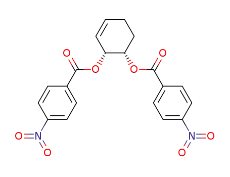 Molecular Structure of 89966-42-7 (3-Cyclohexene-1,2-diol, bis(4-nitrobenzoate), trans-)
