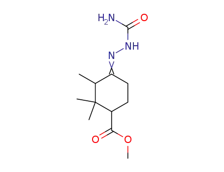 2,2,3-trimethyl-4-semicarbazono-cyclohexanecarboxylic acid methyl ester