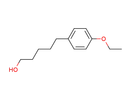 Molecular Structure of 860545-70-6 (5-(4-ethoxy-phenyl)-pentan-1-ol)