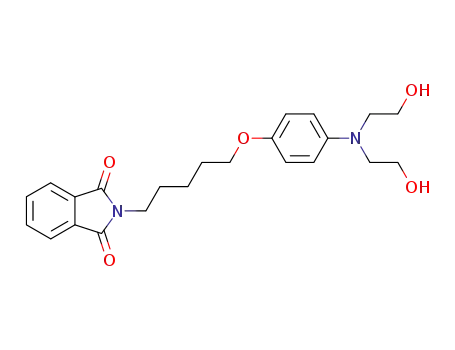 <i>N</i>-(5-{4-[bis-(2-hydroxy-ethyl)-amino]-phenoxy}-pentyl)-phthalimide