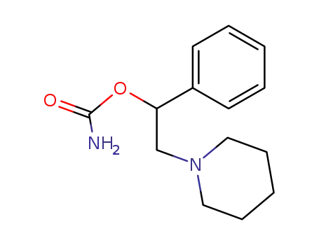 carbamic acid-(1-phenyl-2-piperidino-ethyl ester)