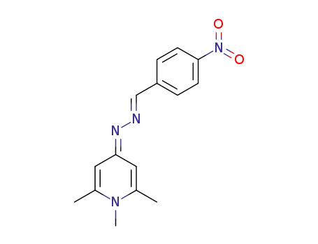 (4-nitro-benzylidene)-(1,2,6-trimethyl-1<i>H</i>-[4]pyridylidene)-hydrazine