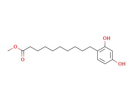 10-(2,4-dihydroxy-phenyl)-decanoic acid methyl ester