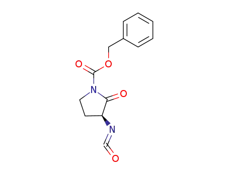 (<i>S</i>)-3-isocyanato-2-oxo-pyrrolidine-1-carboxylic acid benzyl ester