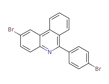 Molecular Structure of 855348-66-2 (2-bromo-6-(4-bromo-phenyl)-phenanthridine)