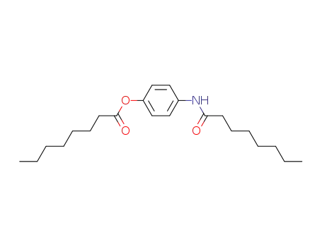 Octanoic acid, 4-[(1-oxooctyl)amino]phenyl ester